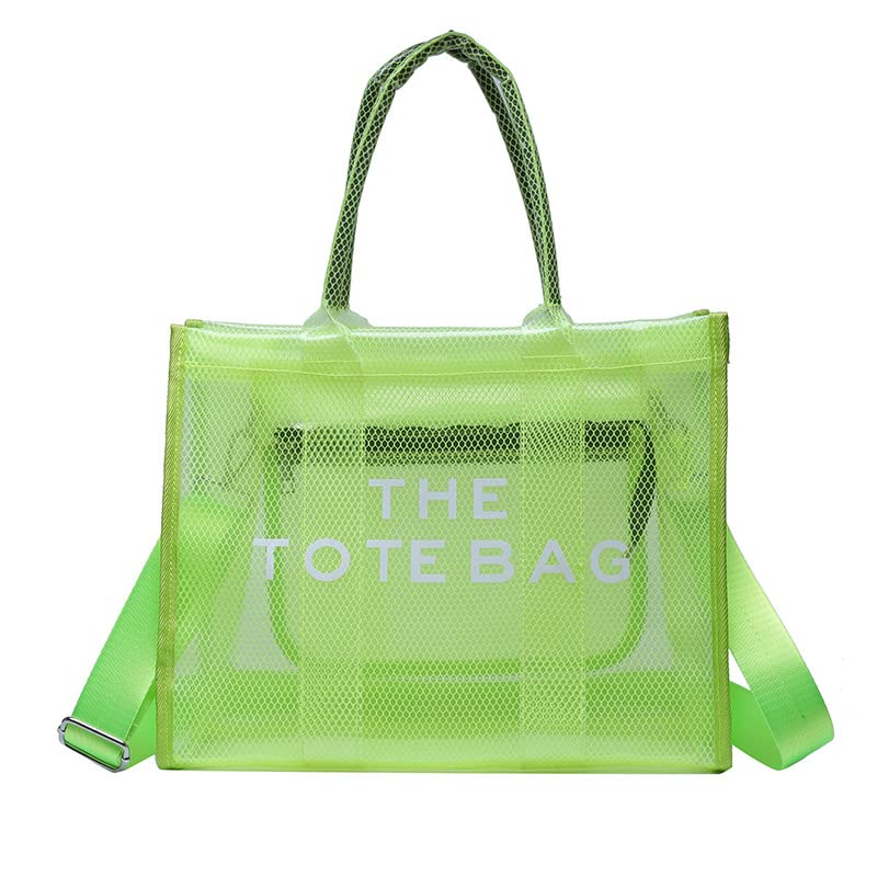 Image of Clear Tote Bag Stadium Events Large Clear Purse for Women Transparent Crossbody Bag for Concert,Work,Beach,Sport