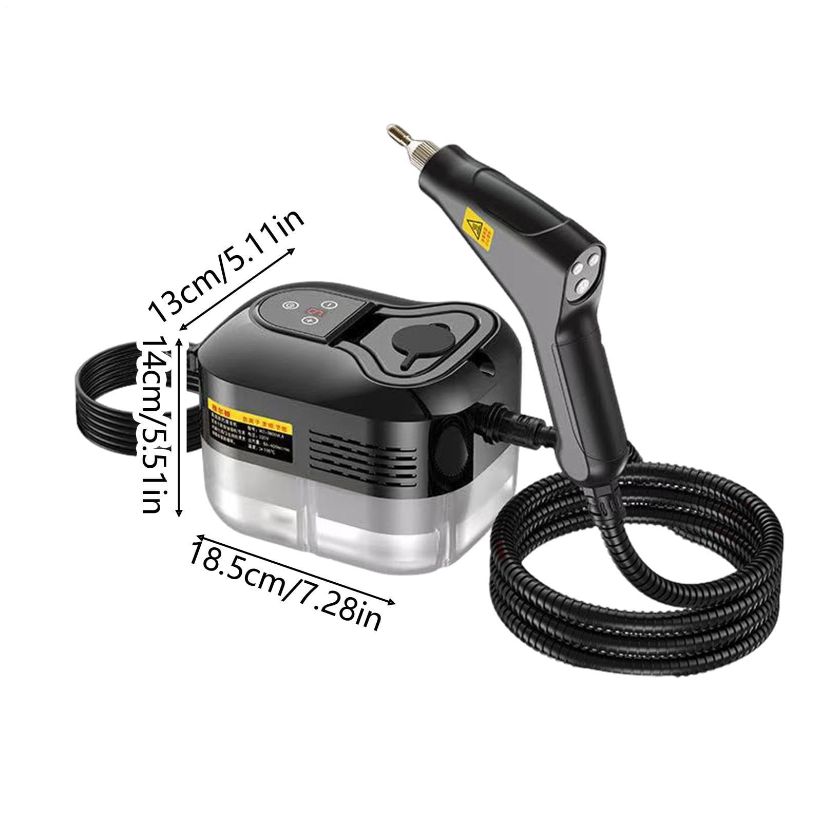 Limpiador A Vapor Portátil 2500 W, Potente, Alta Temperatura, Portátil | Máquina De Limpieza A Vapor Para El Baño Para Tapicería, Sofá, Alfombra, Muebles, Ventana, Suelo Y Azulejo