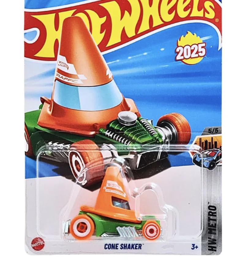 Image of hw Die-Cast 1:64 for Ages 3 and up (Cone Shaker | HW Metro)