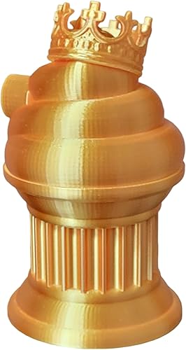 Miniatura 4 de Znet3D Trofeo de emoji King Poop  Premio divertido y regalo  Hecho a mano con fabricación aditiva  6 pulgadas de alto  Con un emoji de caca sólida