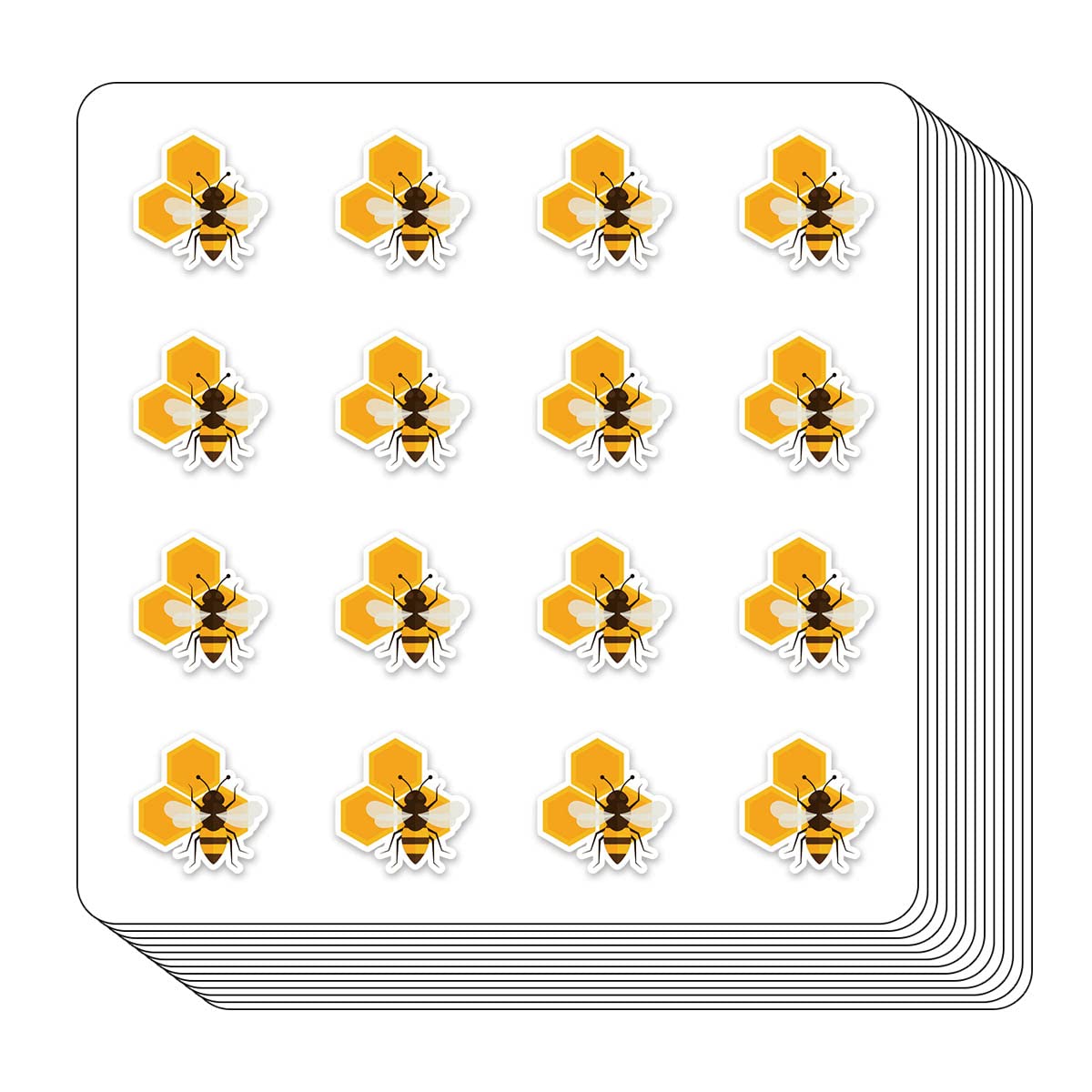 Autocollants abeille pour scrapbooking et loisirs créatifs enfants