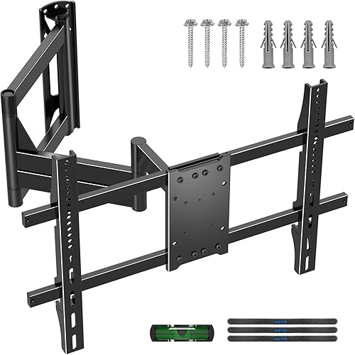 Suptek Soporte de TV de movimiento completo de 40" para televisores de 32-82", máximo de 132 libras, VESA 23.622x15.748 in. Ajuste giratorio,
