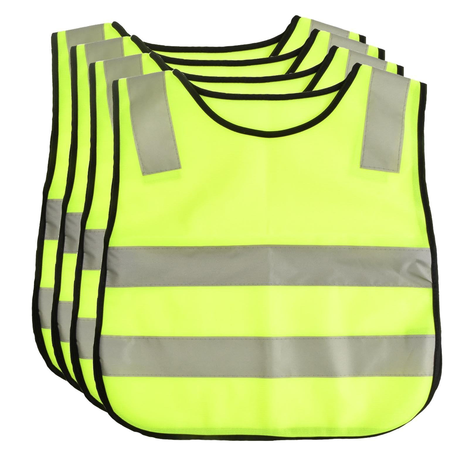 Conjunto de Chaleco de Seguridad Reflectante Malla, Chaqueta de Alta Visibilidad, Hi Viz Vest, Chaleco de Seguridad Amarillo Fluorescentes para Al Aire Libre Correr