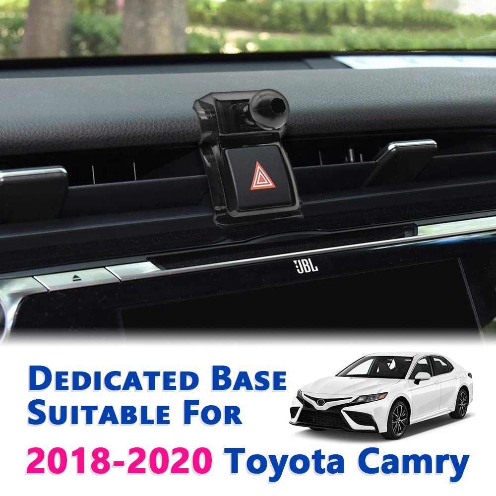 JOCUNDLY Car Phone Mount for 2018-2020 Toyota Camry [Thick Case Friendly] Mobile Phone Holder Cell Navigation Bracket Air Vent Auto Accessories Cradles, All Phones