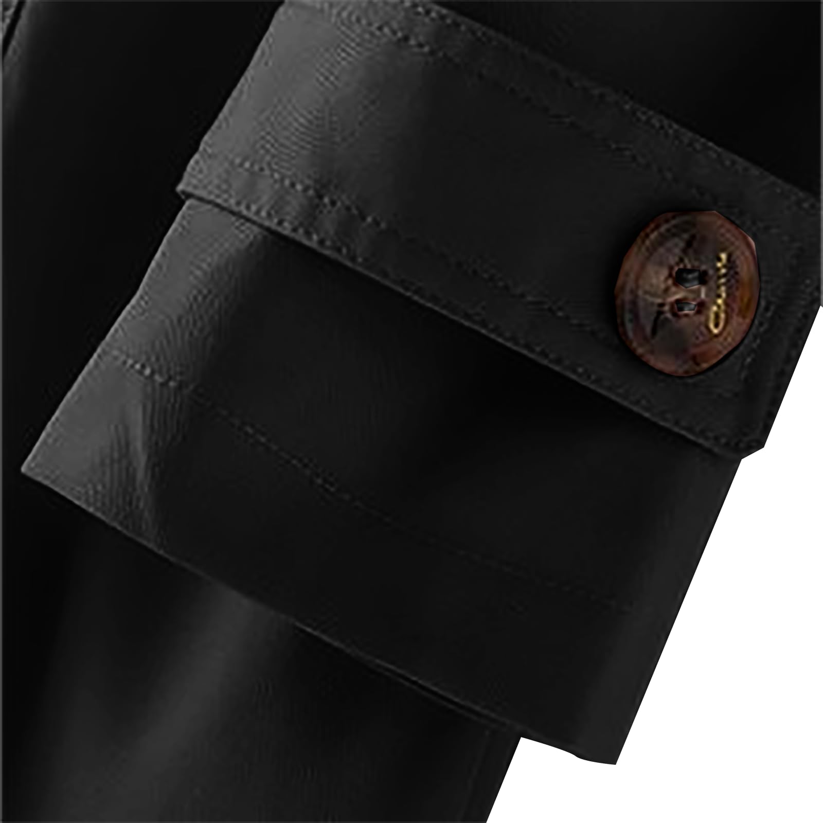 Generisch Donna Nuovo Slim Fit Donna Versione Coreana Doppio Petto Piccolo Trench Medio Lungo Trench