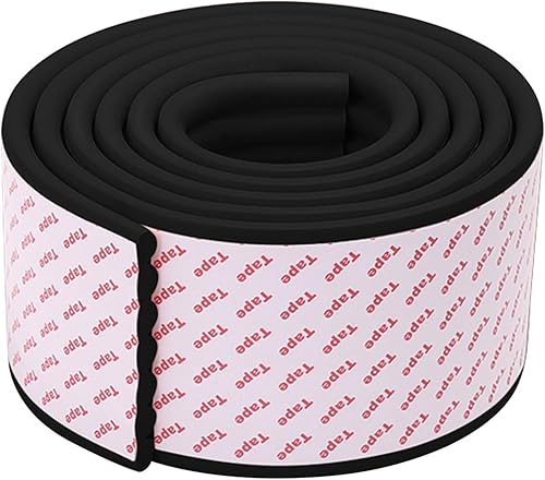 Protectores de bordes suaves extra anchos para bebé con adhesivo fuerte precintado de 2M, protectores de seguridad a prueba de bebés, espuma