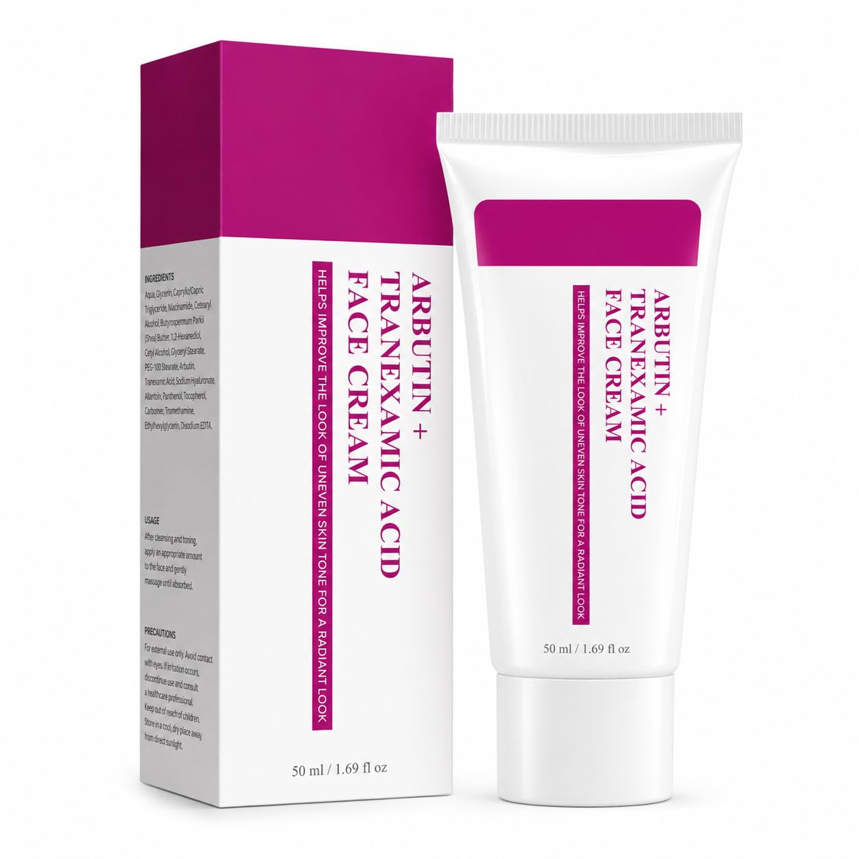 ボディ・フェイスケア ArbutinSkinBooster. Tranexamic AcidCream Arbutin & Tranexamic Acid Face Cream, Korean Skin Care Moisturiser