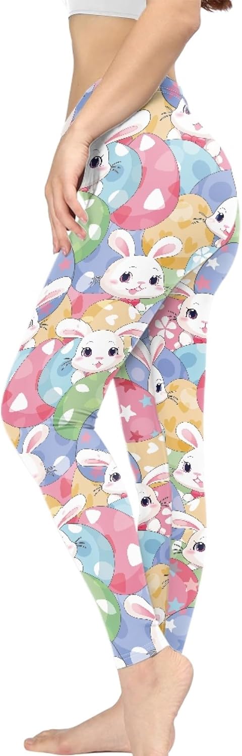 NDISTIN Yoga Pants for Women High Waist Leggings Tight Running Animals Print