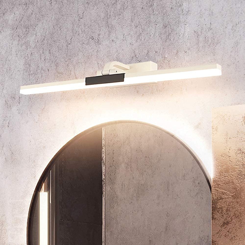 Luce Specchio a Led, Lampada per Trucco Nella Cambusa, Lampade Frontali Retrattili per Specchio, Luci per Armadio da Toeletta in Bagno, Apparecchio Di Illuminazione per Parete Doccia/Bagno/12W 3000K