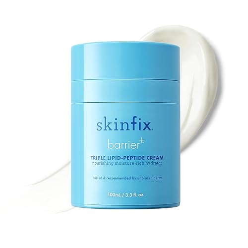Skinfix Triple Lipid-Peptide Cream - 3.3 oz - Rich Face Moisturizer with Hyaluronic Acid - Hydrates & Restores Dry, Sensitive Skin - Non-Comedogenic, Fragrance Free, Vegan, Cruelty Free - XL - 3.04 Fl Oz (Pack of 1)