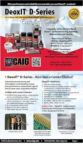 DeoxIT D5S-6 Spray, More Than A Contact Cleaner, 142g, Integrated Straw, Pack of 1