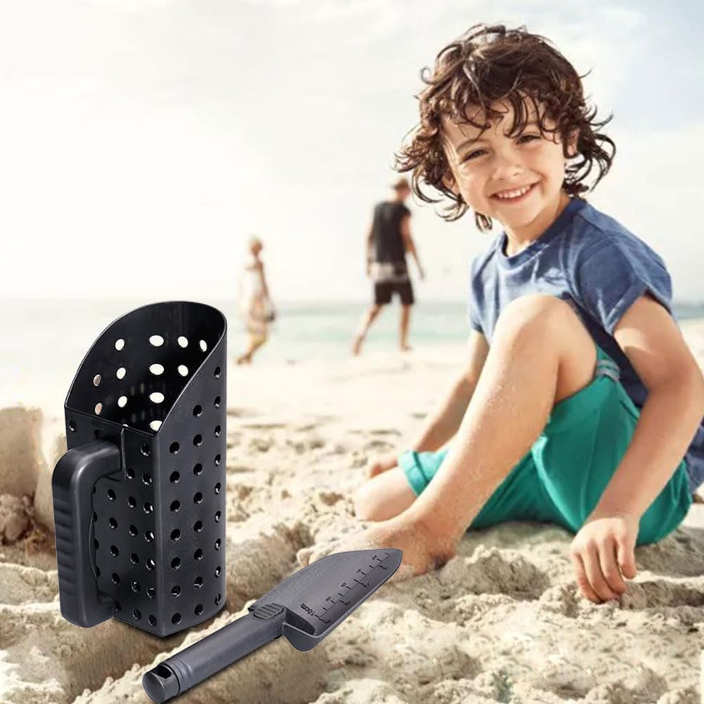 Ensemble d'outils de creusement de et à sable de plage – Accessoires de détecteur de métaux pour enfants et adultes – Plastique ABS