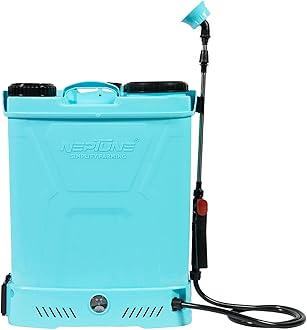 Knapsack Battery Sprayer 12V x 8Amp | Telescopic Stainless Steel Lance | 20L Tank Capacity | Get 4 Nozzles | Ideal for Agriculture & Garden Spraying