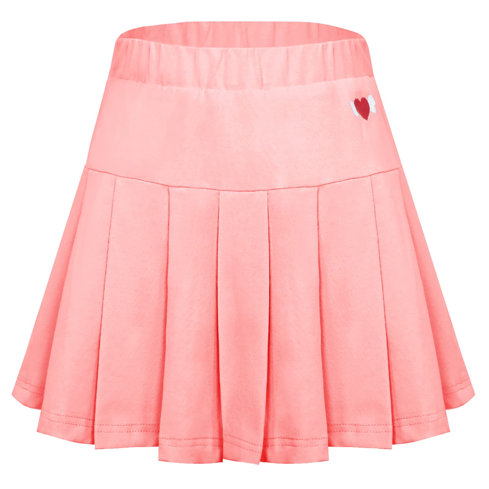 SEAUR Falda Deportiva Niñas Falda Corta de Tenis Golf con Pantalones Cortos Incorporados Falda Plisada Elástica para Correr Yoga Entrenamiento Diario