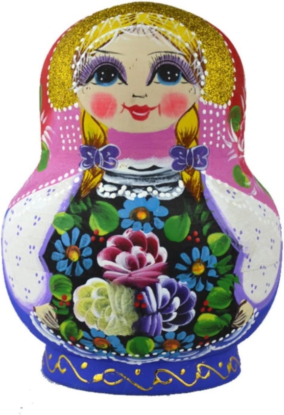 Nesting Doll Nesting Doll Set of 10 Pieces Traditonal Matryoshka Wishing Dolls Toy Christmas Birthday Gift Home Decor Stacking Doll