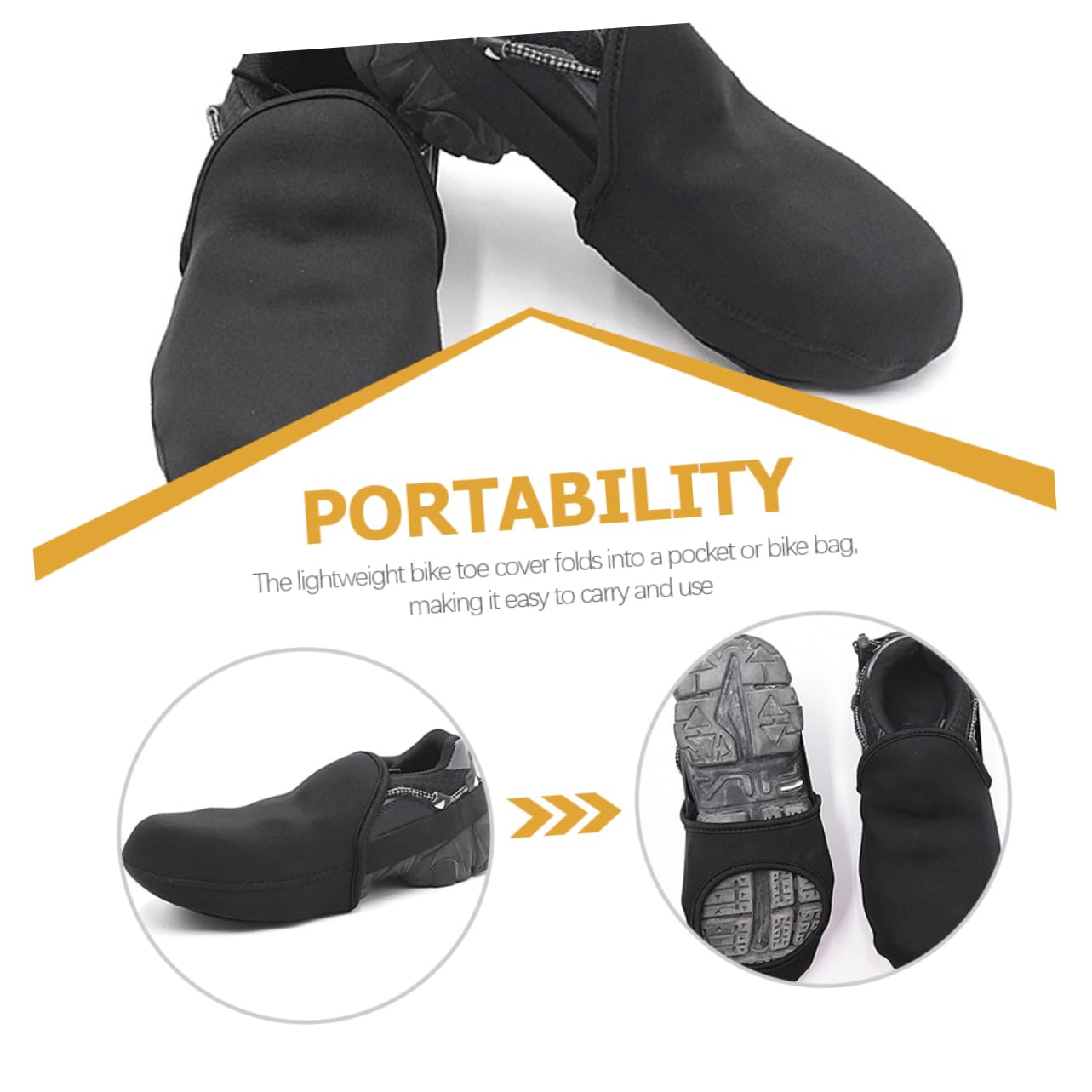 UKCOCO Cubrezapatillas de Térmicos y Resistentes Accesorios Prácticos de Bicicleta