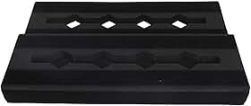WALFRONT Placa de Pedal de Guitarra Eva Leve e Compacto para 6-10 Pedais Com Design Antiderrapante Modular Escondido Oco Efeitos de Guitarra Pedalboard