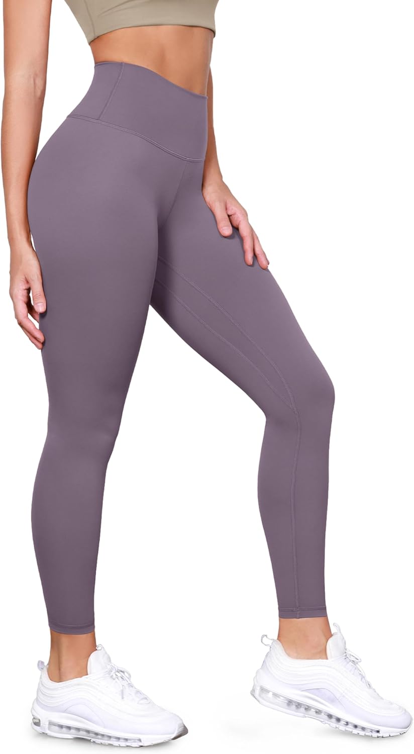 ODODOS Tummy Control Compression Leggings for Women, 25" / 28" High Waist Workout Running Yoga Pants