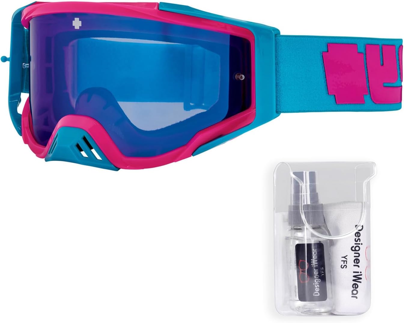 Spy Foundation Plus Large/Extra Large Fit Ski Goggles for Men for Women + BUNDLE with Accessory Eyewear Kit