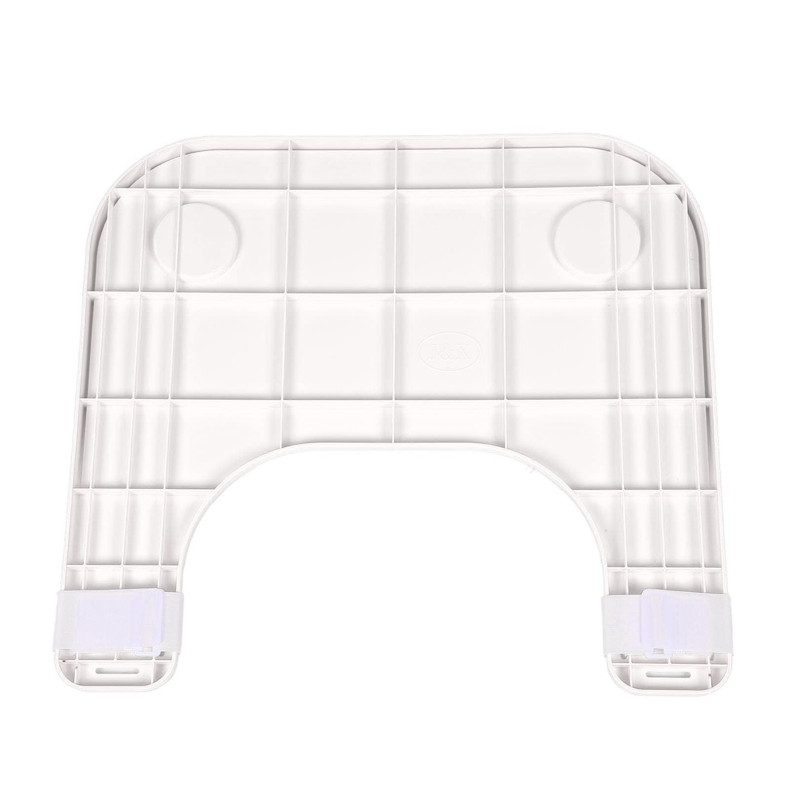 Sxhlseller Tavolo da Pranzo per Sedia a Rotelle, Comodo e Facile da Usare, Migliora L'indipendenza degli Anziani, Multifunzionale, Design Pieghevole, Ispessito, per Anziani Domestici (White)
