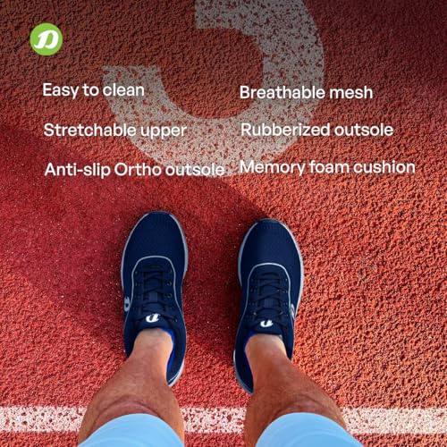 Image of DOCTOR EXTRA SOFT Mens Running Shoe with Memory Foam Insole & Ultrasoft Outsole|Sports,Gym,Training,Walking,Jogging,Casual,Athletics|Lightweight|Comfortable|Slipon Sneaker Lace-Up Gents Boys D-2009