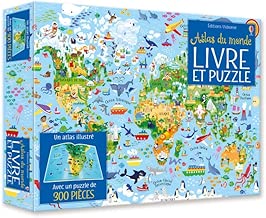 Download Coffret Atlas du monde (Livre + puzzle de 300 pièces) PDF