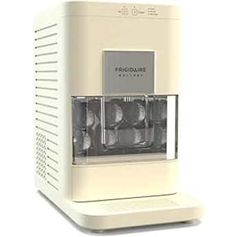 Frigidaire EFIC235-AMZ Countertop Crunchy Chewable Nugget Ice Maker, 44lbs per Day, Self Cleaning Function, 120 Volts