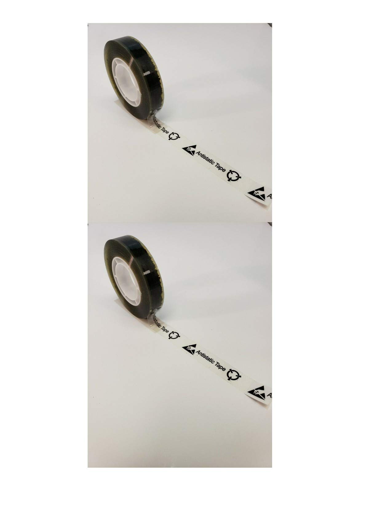 B1651P ESD-Safe Tape with ESD and Anti-Stati Symbols, 1/2 inch x 36 Yards (1 inch Core) -2 Pack