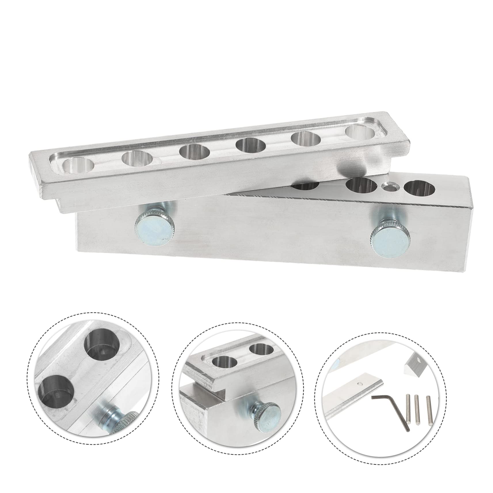 Lippenstiftform 6-loch aus Aluminiumlegierung, 1 Satz
