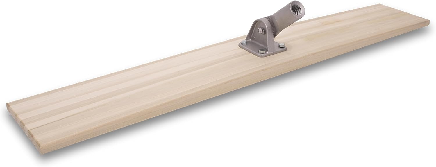 MARSHALLTOWN Wood Bull Floats, 36 Inch Length, Ideal for Smoothing Concrete Surfaces, Laminated Poplar Blade, Made in the USA, LB36