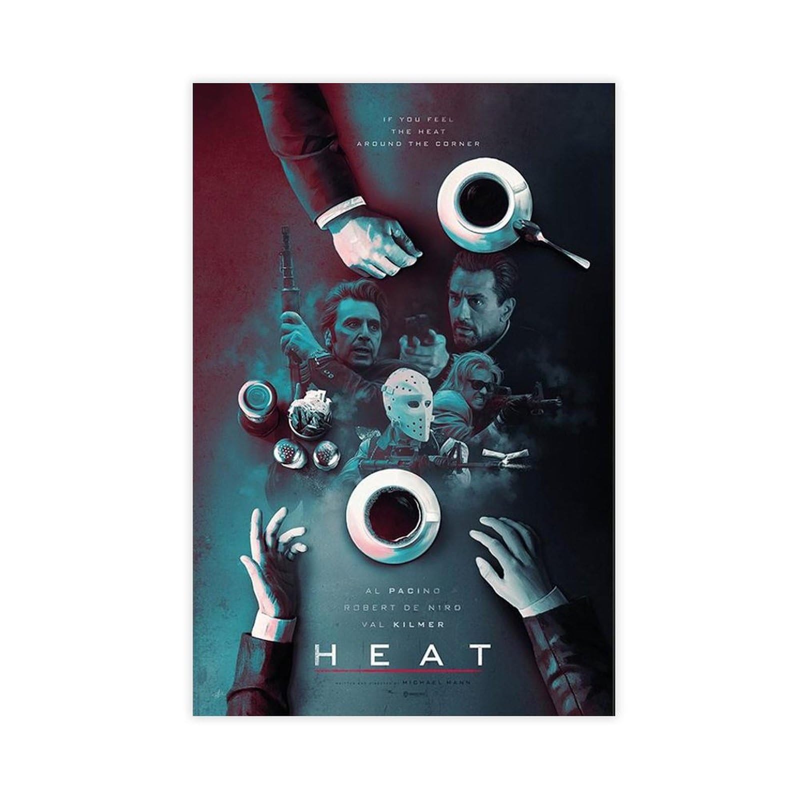 PHTHDB Body Heat Movie Poster Canvas Poster Bedroom Decor Gift