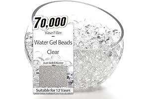 NOTCHIS Fake Water for Vases: Clear Water Gel Beads for Impressive Floral Designs