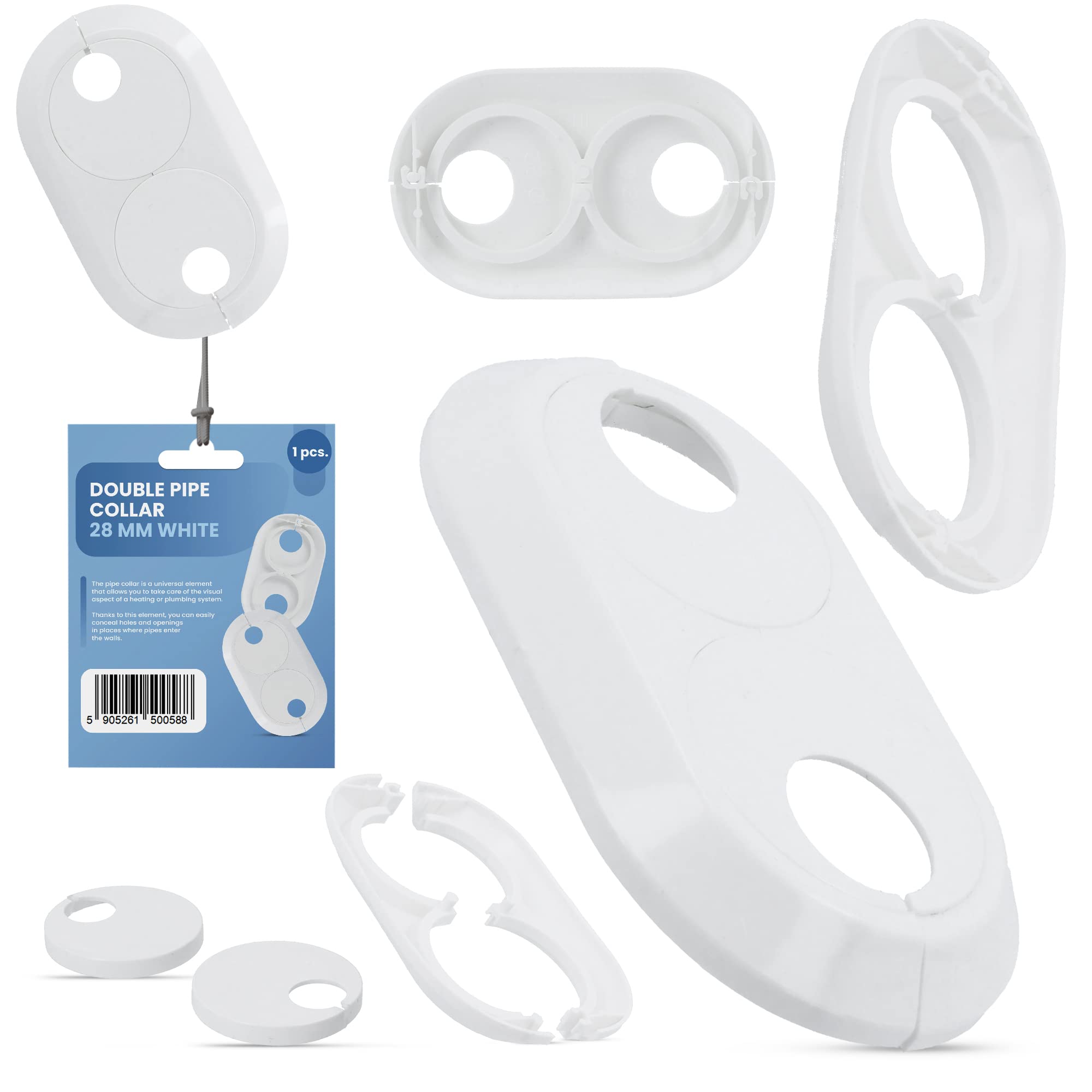 Heizkörper-Rohrabdeckung – Weiße Rosette Zum Verstecken Von Heizungsrohren