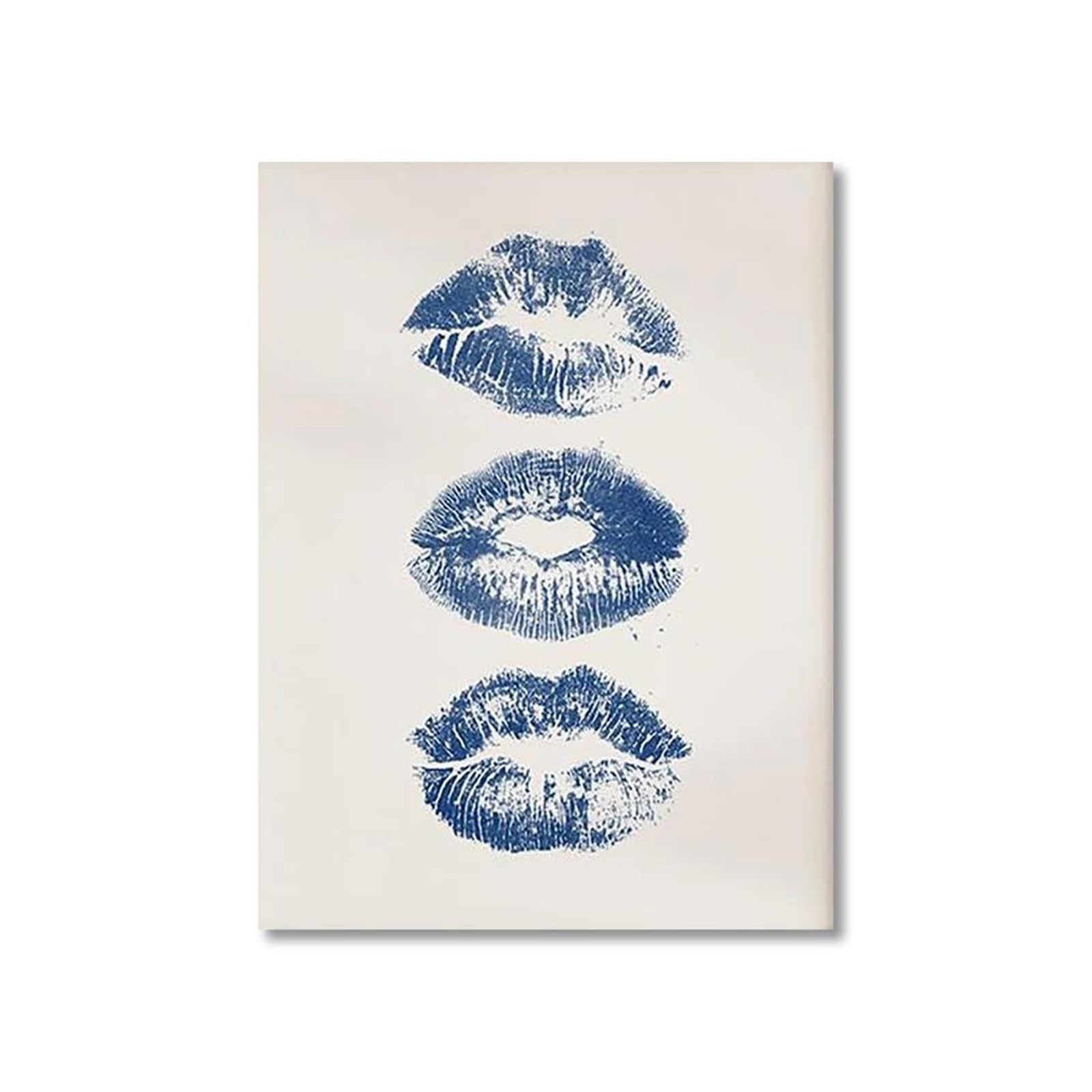 Tableau bleu nœud en cœur pour décoration de chambre étudiante