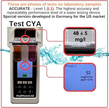 Tester - Accurate Pool Water Testing Kit Special Edition with Case, Ultimate Smart Digital Testing Machine for Swimming Pool, spa, hot tub, 27 Water Parameters, Bluetooth, WiFi, App