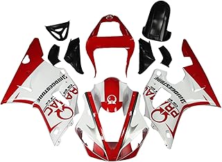 Bruce & Shark(ブルース・サメ)YZF 1000 R1カウル 適用ヤマハ YZF 1000 R1 1998-1999 カウル 加工不要 射出成型 カスタム対応 ボルトセット付き 外装パーツセット カスタムパーツ カウルセット 塗装作業あり タイプ115