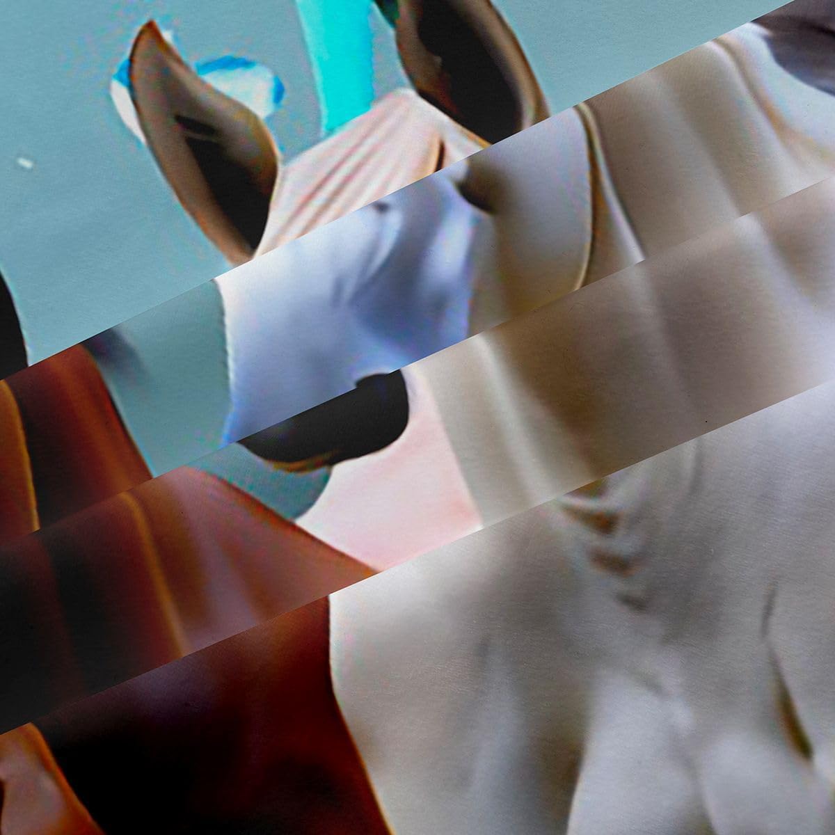 Boys Horse Curtains Cherry Blossom Branches Steed Kids Window Curtains for Bedroom Living Room for Girls Teens Galloping Horse Window Drapes Dreamy Blue Decor Window Treatments 42W X 63L，2 Panels