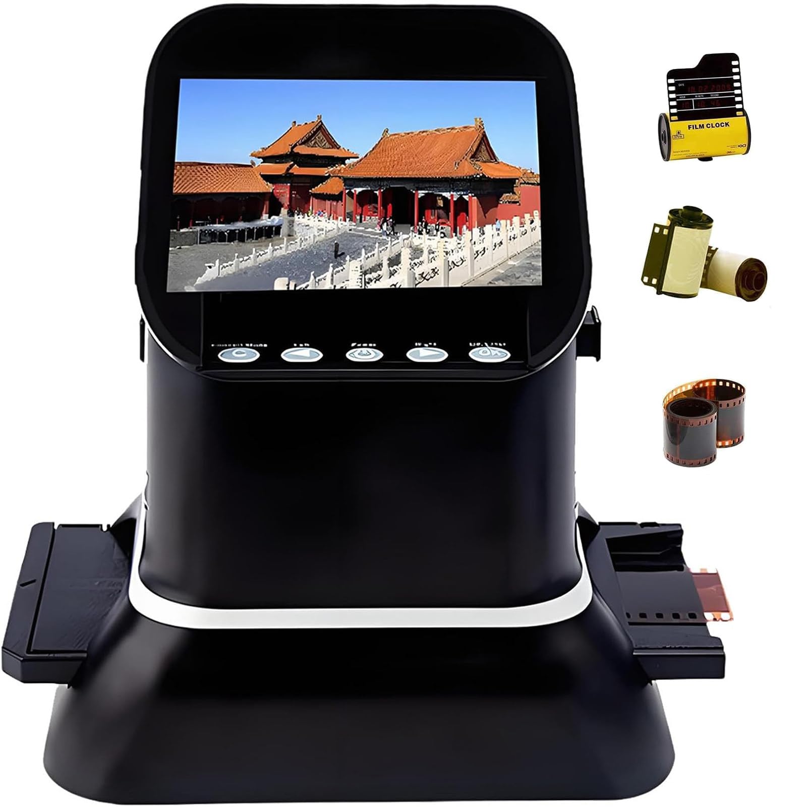120 High Resolution Film Scanners, Digital Film and Slide Scanner, Converts Negatives and 35mm Slides, 135, 126 and 127 to Digital JPEG-image-23