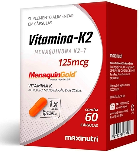 Vitamina K2 (60 caps), Único