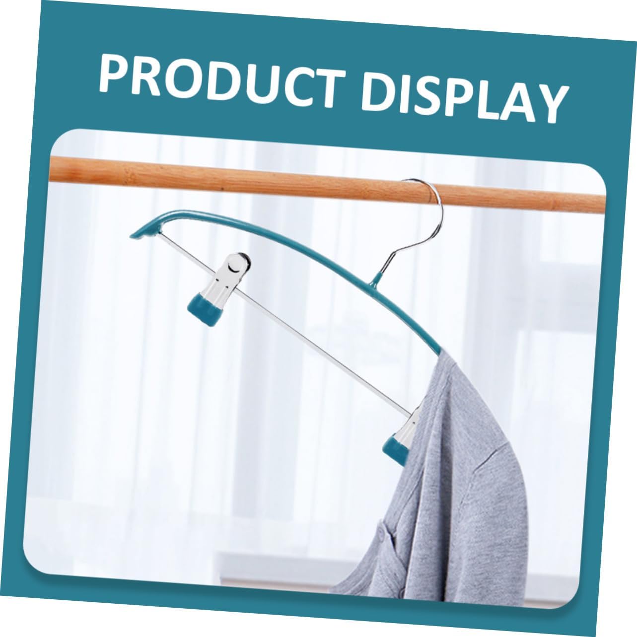 5pcs Sturdy Non-Slip Hangers for Skirts Home Hanging Rack Clips Material Easy to Use