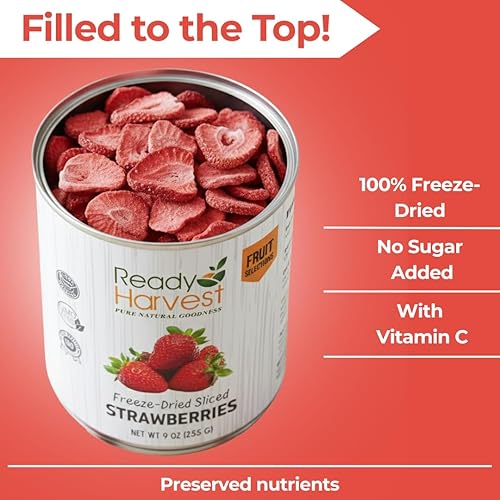 Miniatura 72 de Ready Harvest Alimentos liofilizados - Trozos de piña Almacenamiento de emergencia Alimentos integrales Lata #10 Vida útil de 30 años
