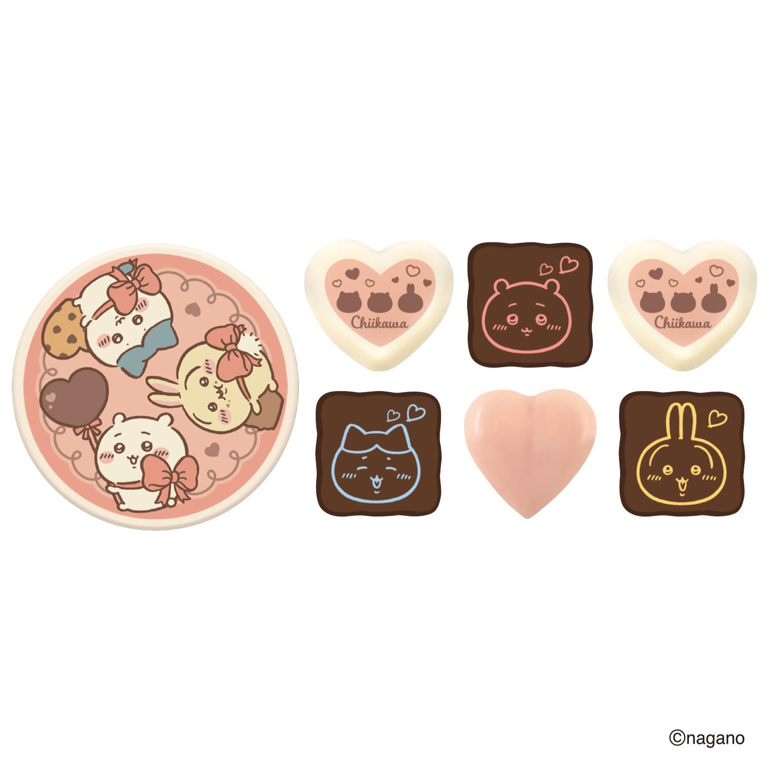 Amazon | ハート(Heart) ちいかわチョコパーティ缶 準チョコレート 食