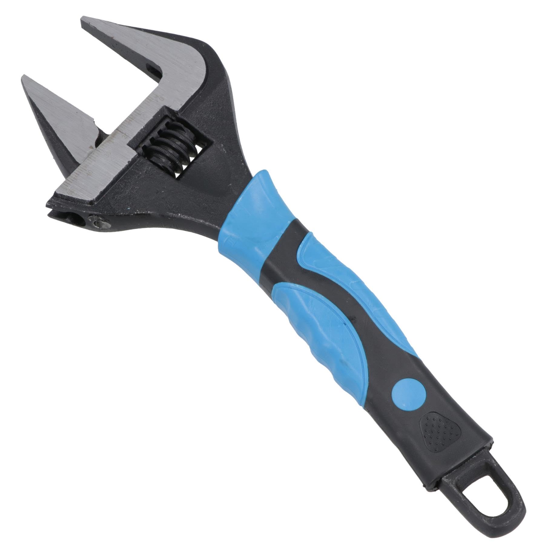 B&Q -  10 Inch Extra Wide Slim Jaw Adjustable Spanner Wrench 50mm Max Opening