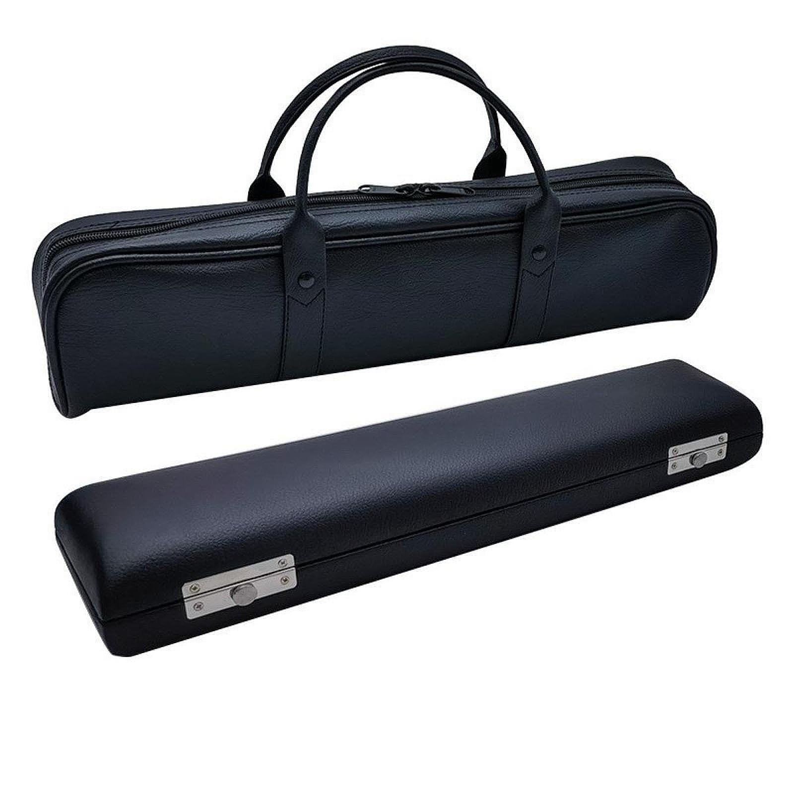 Estuche para Flauta Caja de Transporte Funda con Asa Cómoda Material PU Cuero Resistente Al Agua Interior Suave Adecuada para Músicos Clases Viajes Co, 16 Hoyos