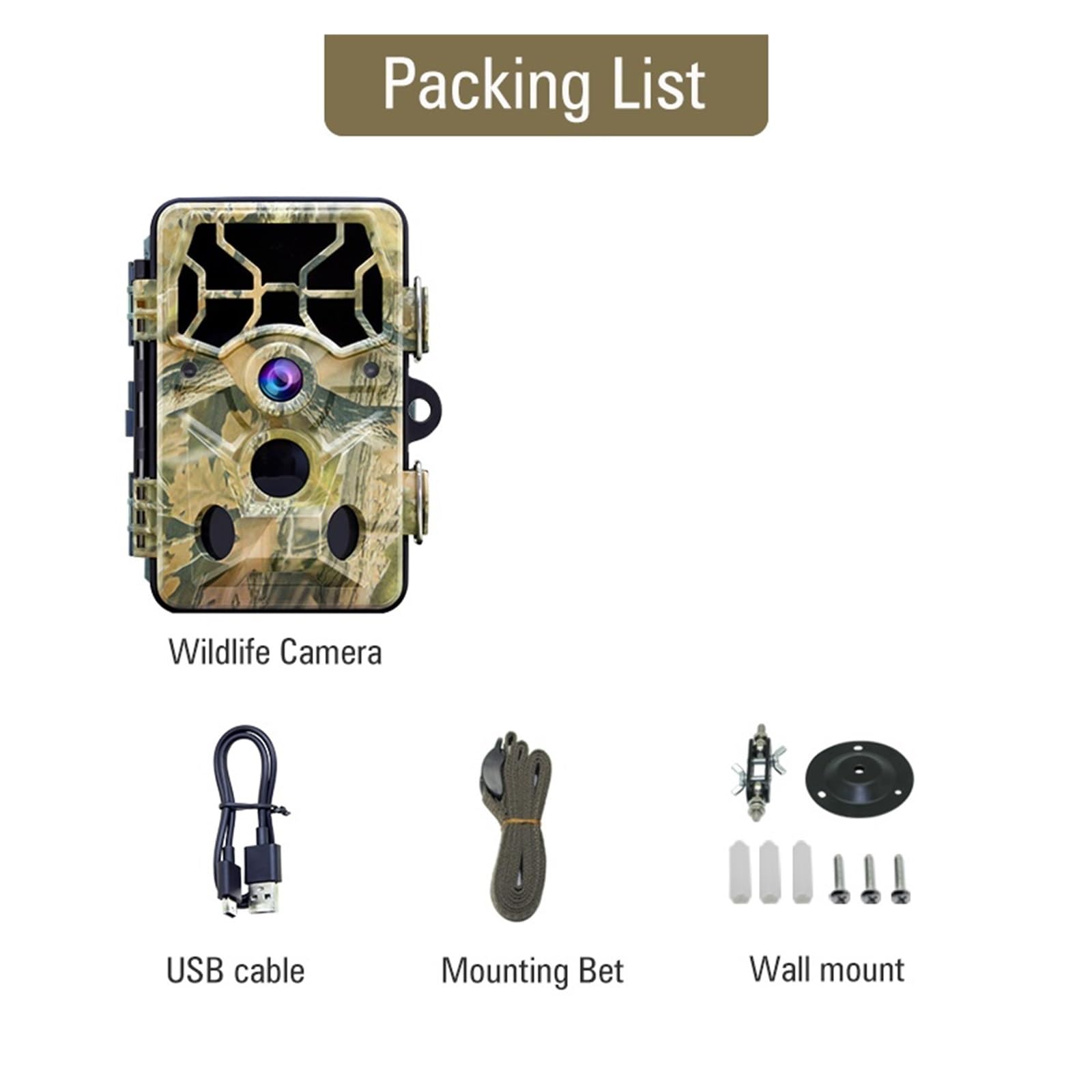 Kamera Obserwacji Dzikiej Przyrody Bluetooth WiFi Wildlife Trail Camera Fotopułapka Kamery myśliwskie LCD Bezprzewodowa kamera śledząca do nadzoru