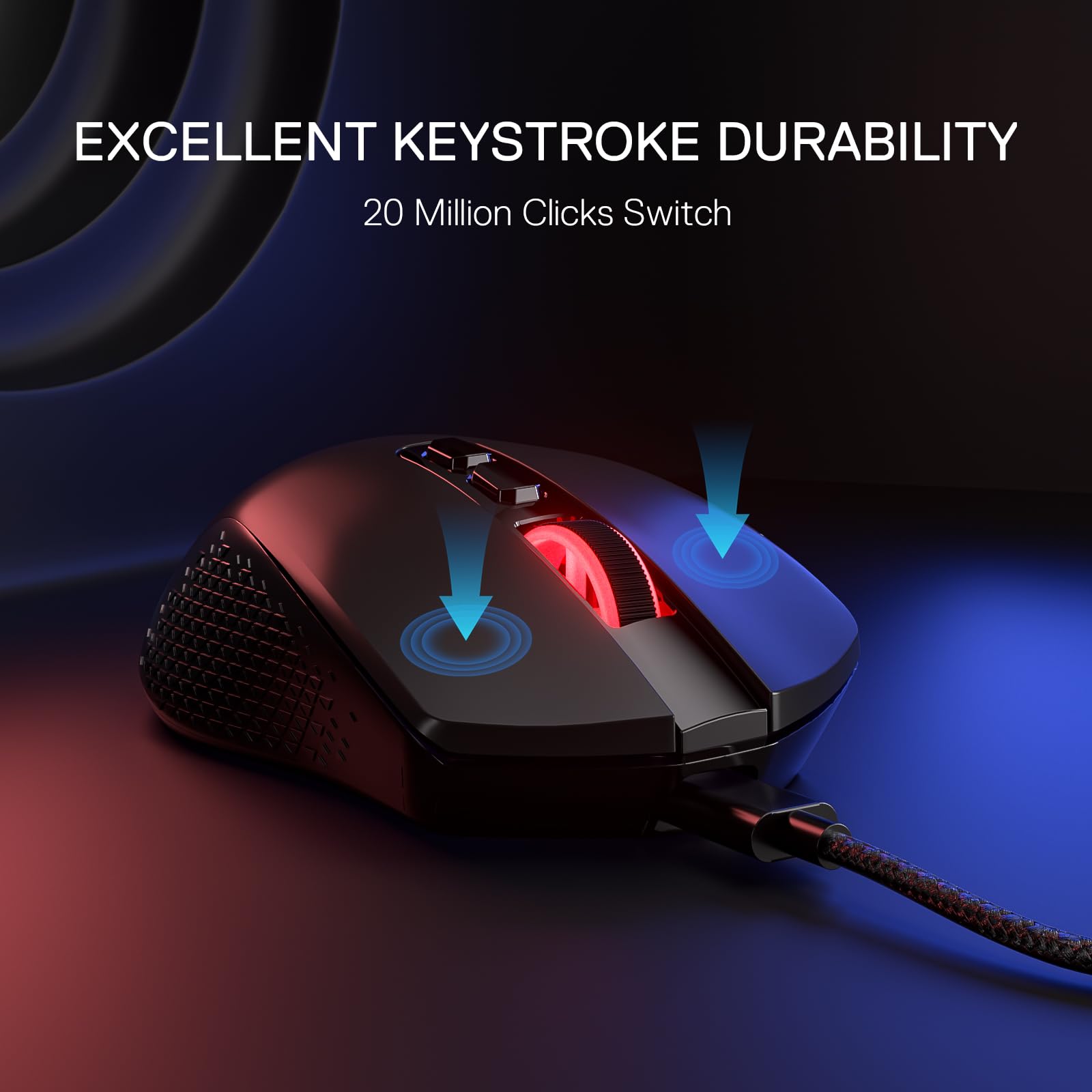 Redragon M695 Mouse Gaming Cablato Programmabile Ergonomico Nero