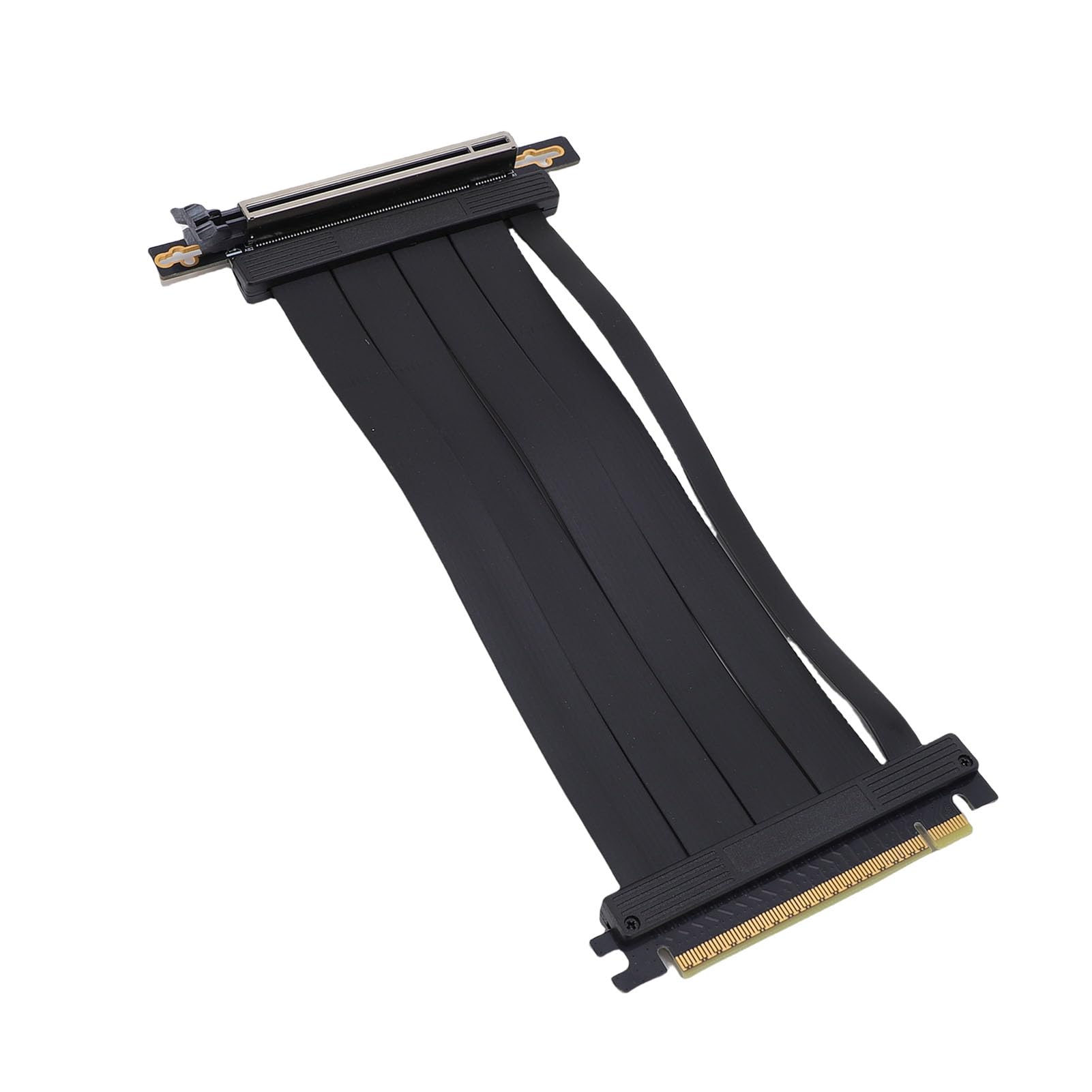 PCIe 5.0 Cables Ascendentes, Enchufe de Protector de Cable y Prueba Futura para Futuras Pruebas para GPU Gen 5, Diseño Segmentado por Cable de Extensión de la Tarjeta Elevadora,