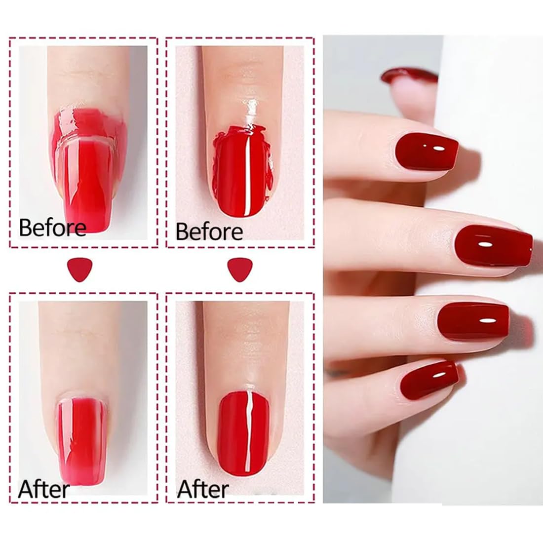 Pluma Correctora de Esmalte de Uñas, Herramienta de Corrección, Removedor