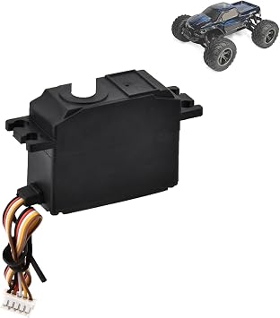 E9831 5 Wire Servo, Lightweight 1/16 RC Car Steering Servo Spare Parts