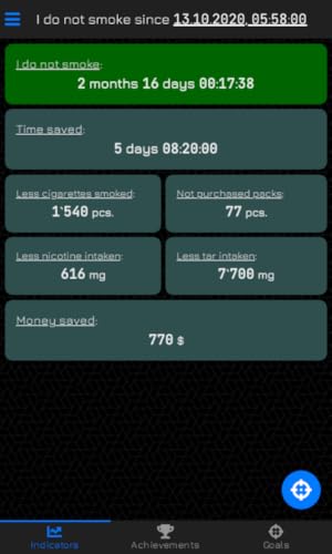 Quit smoking! Smoke free. Stop smoking counter app